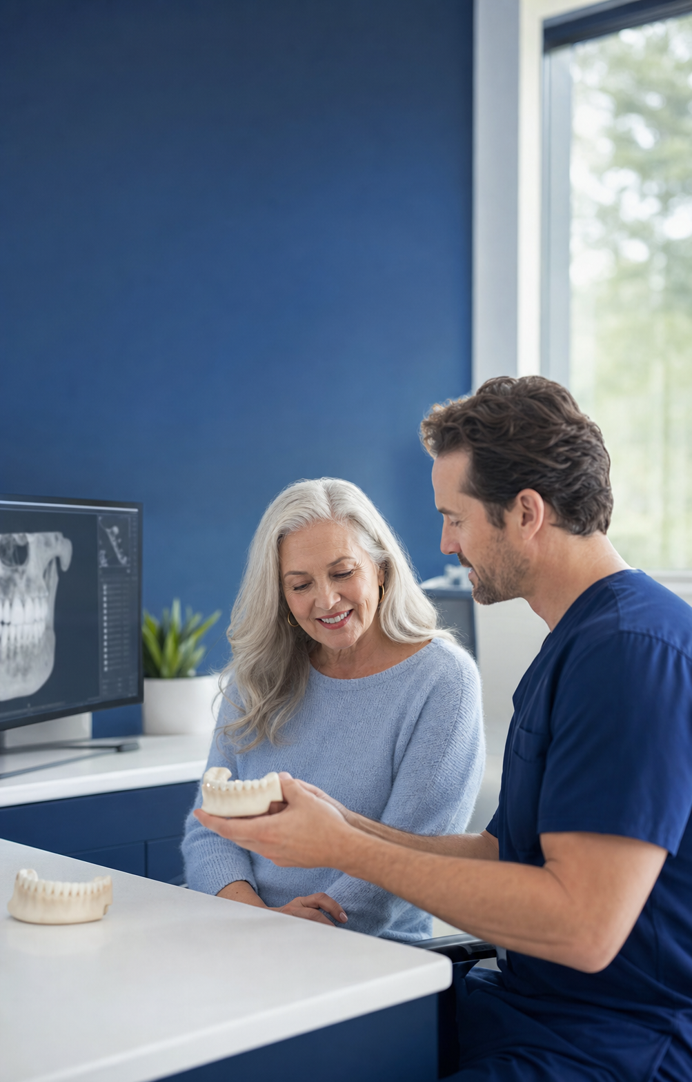 Illustrative The Denture Eliminator consultation