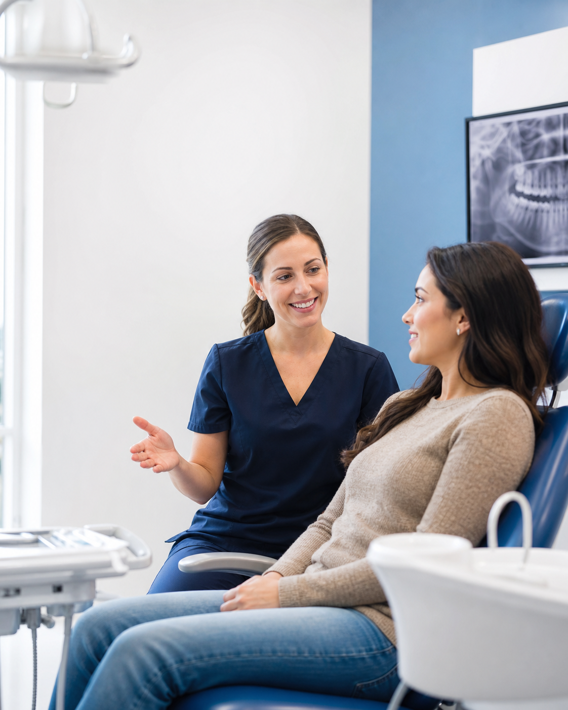 Illustrative Dental Checkups consultation
